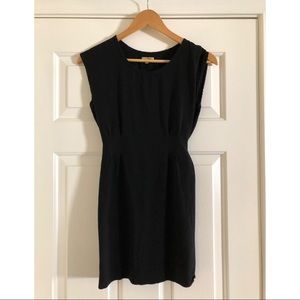 Black Sheath Dress with Tie Waist